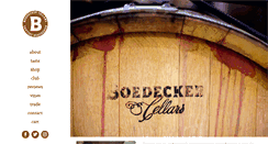 Desktop Screenshot of boedeckercellars.com